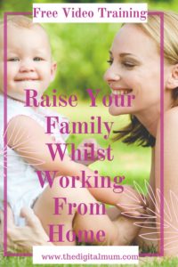 raise your family whilst working from home free video training woman and child smiling together