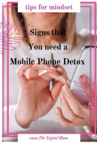 signs that you need a mobile phone detox