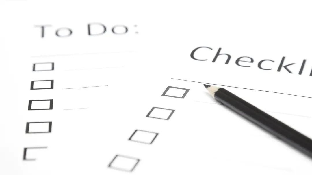 blogging checklist