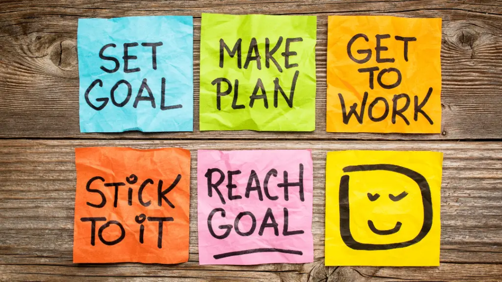 blogging goals checklist